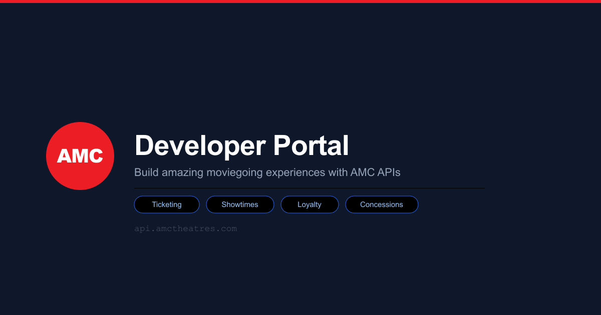 AMC Developer Portal